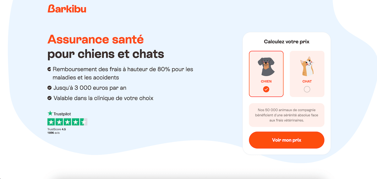 Barkibu assurance pour chien site